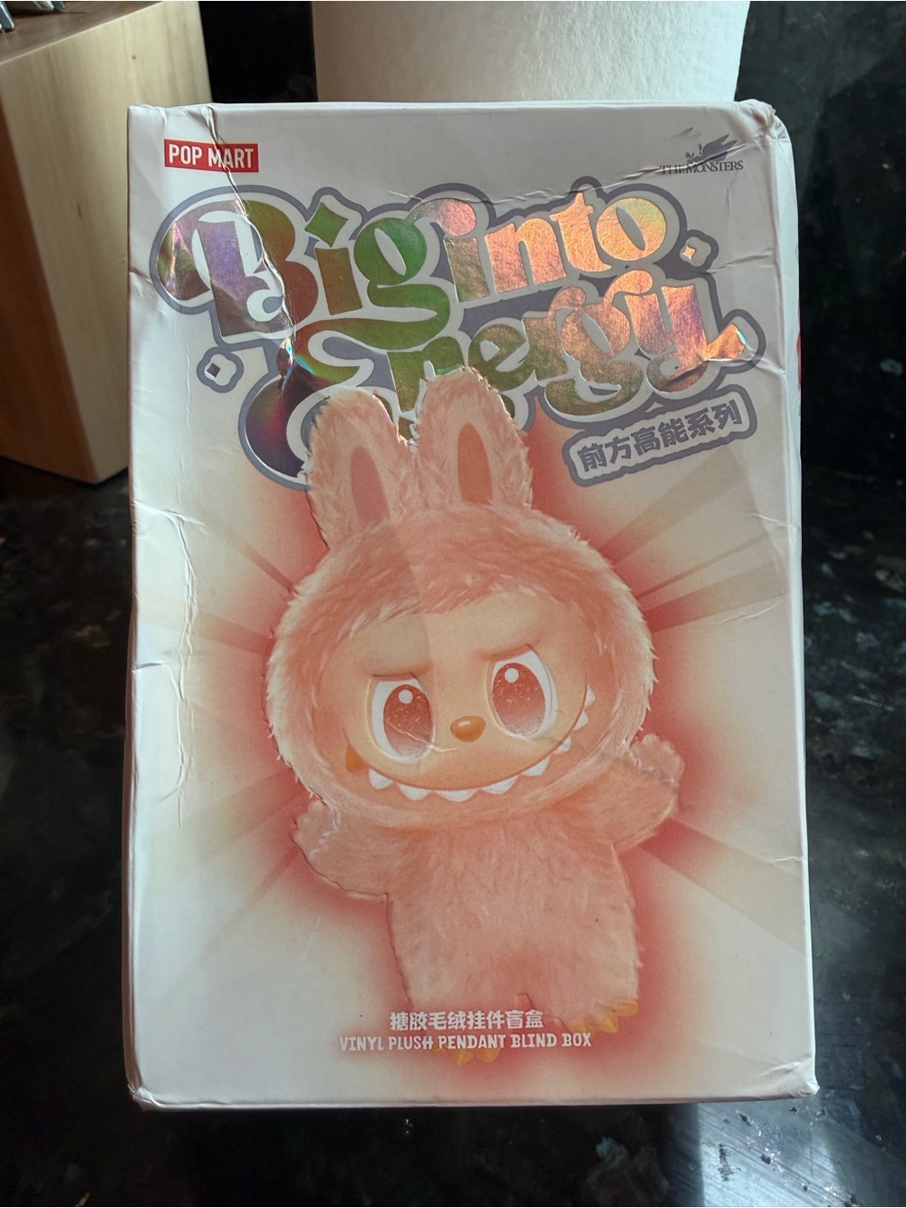 POP MART Pink Bunny Plush Pendant - Big Into Me Series